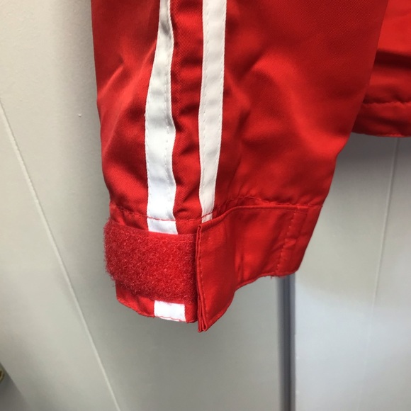 🇨🇦Kobe track jacket mesh lined red white striped full zip activewear sport - Picture 14 of 16